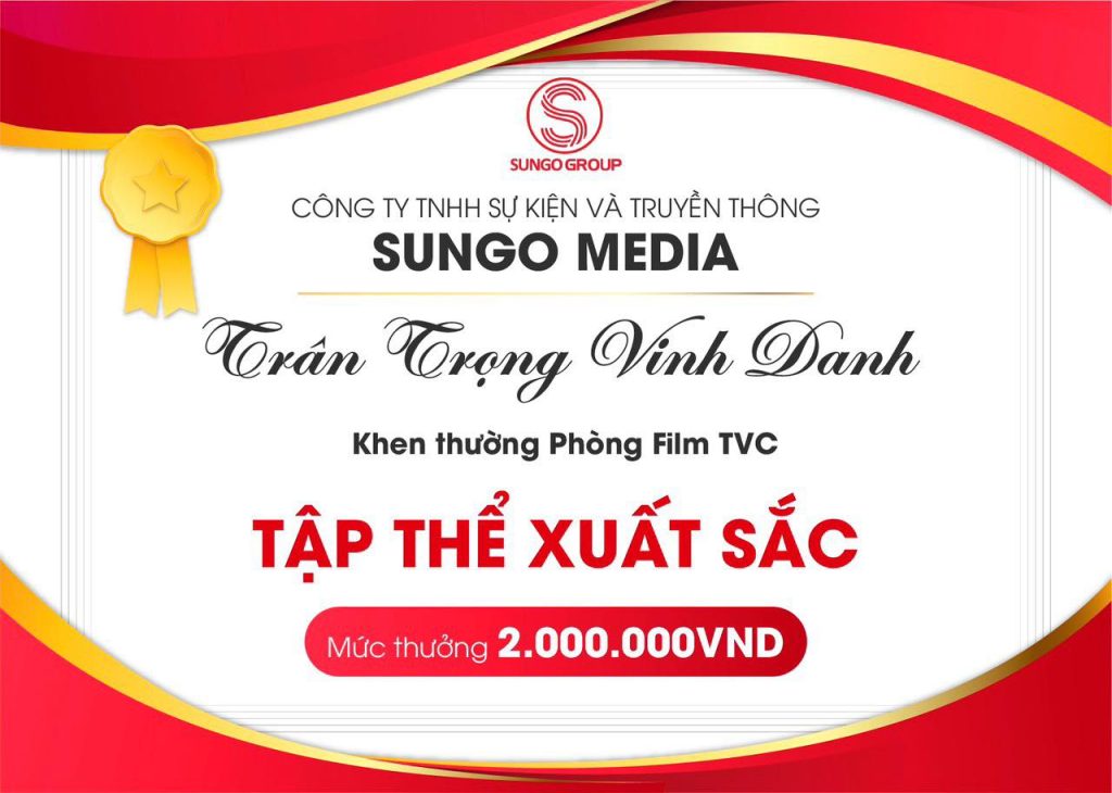 SunGo Group - Khen thưởng động viên tháng đầu mùa cao điểm của SunGo
